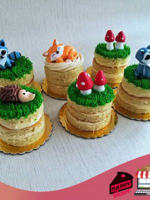 Mini Naked Cake Temático