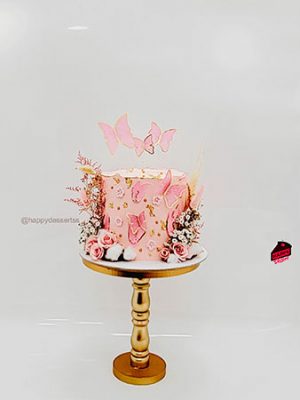 Pastel Butterflies Peach