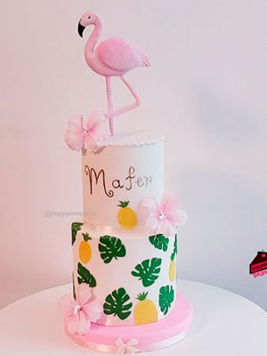 Pastel Tropical Flamenco