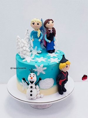 Pastel Frozen y Olaf