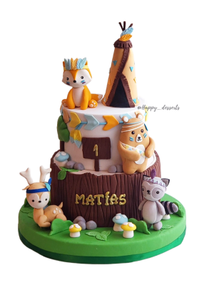 Torta Tribu Animalitos