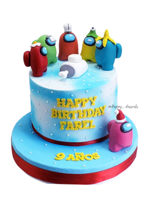 Pastel  Conejito Among Us