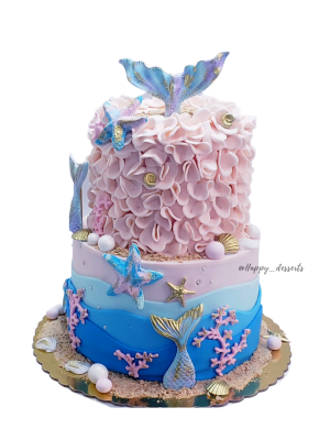 Pastel Nueva Versión de Sirenita