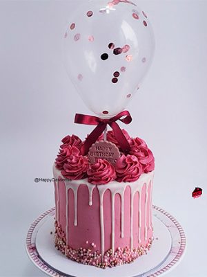 Pastel Con Globo