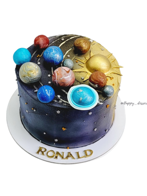 Pastel Planetario Solar