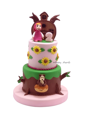 Pastel Masha y El Oso