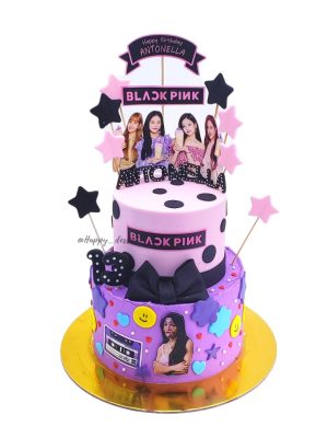 Pastel Black Pink - Antonella