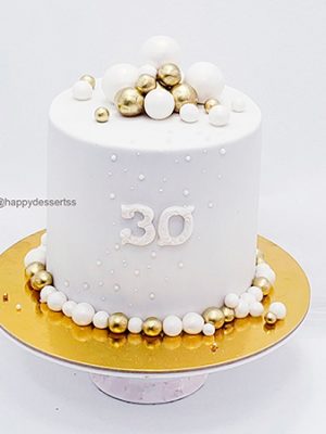 Pastel White / Blanco & Dorado