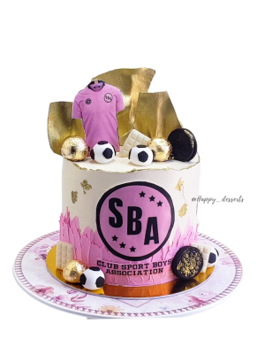 Pastel Sport boys - Futbol