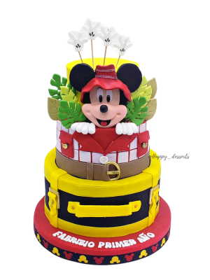 Pastel de Mickey Mouse Granjero