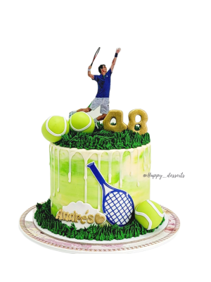 Pastel Partido de Tennis 1