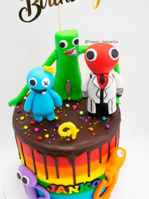 Pastel de Rainbow Friends - Imagen 2