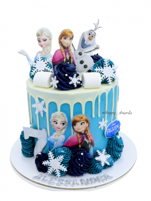 Pastel de Frozen