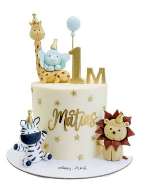 Pastel de Animalitos Bebés