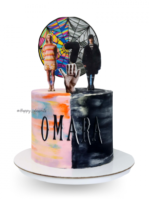 Pastel de Enid & Merlina