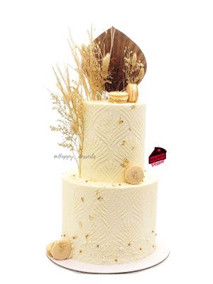 Pastel Con Espigas & Macarrones