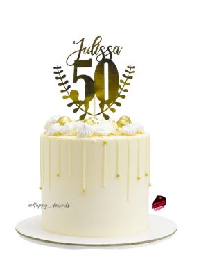 Pastel Julissa - Feliz 50 años