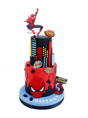 Pastel de Spiderman