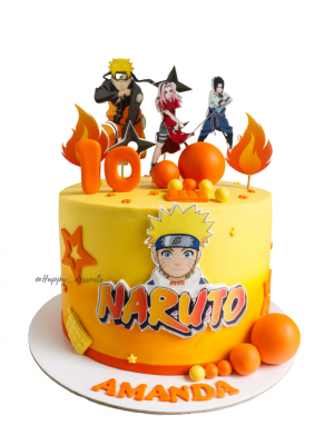 Pastel de Naruto