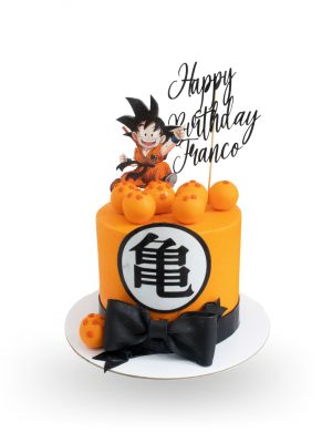 Pastel de Goku Niño
