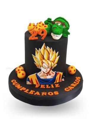 Pastel Dragon Ball - Carlos - Goku