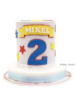 Pastel Mikel - 2 años
