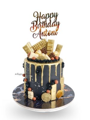 Pastel Black & Gold - Antoni