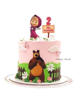 Pastel Masha y El Oso
