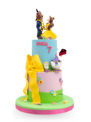 Pastel La Bella y La Bestia