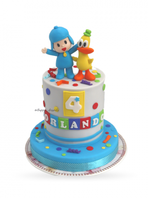 Pastel Pocoyo & Pato