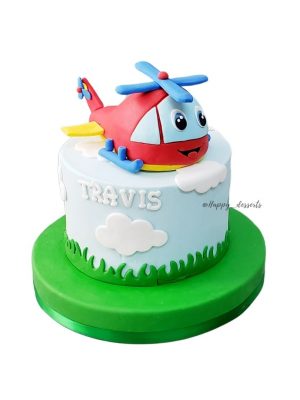 Pastel Helicóptero - Travis