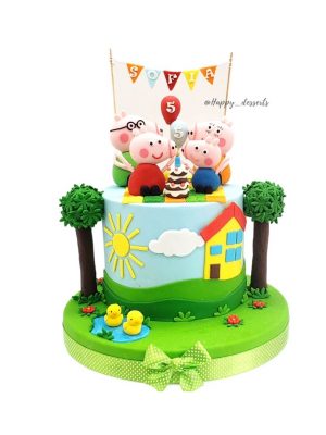 Pastel Familia Peppa Pig