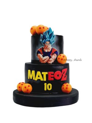 Pastel Dragon Ball - 2 pisos - Goku