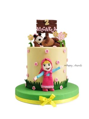 Pastel Masha y El Oso