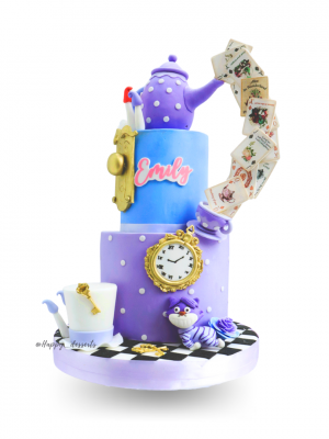 Pastel Alicia en el País de las Maravillas - Emily