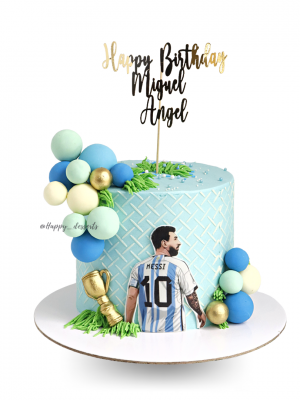 Pastel Argentina - Messi