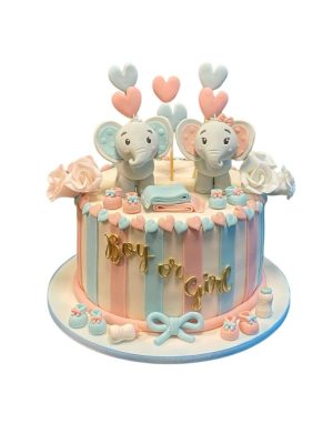 Pastel Elefantitos - Boy or Girl