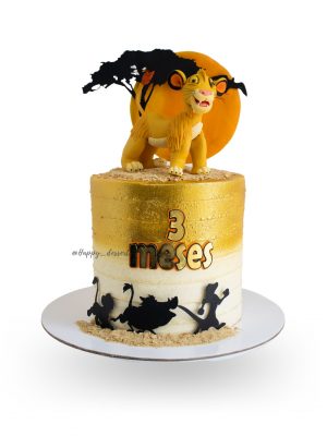 Pastel de Simba - Rey León