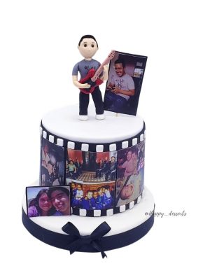 Pastel con fotos personalizado