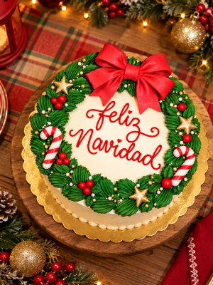Pastel Feliz Navidad