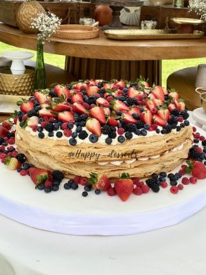 Milhojas con frutos del bosque - Imagen 2